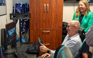 Foundation Board members playing during Esports tour