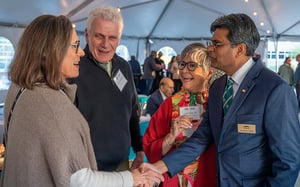 Foundation Board members with UNCW Chancellor
