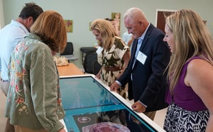 Foundation Board members exploring CHHS labs